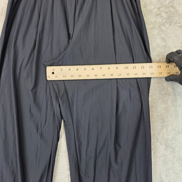 Uniqlo Airism Pants Womens Small Black Wide Leg Pull On UV Protection Stretch - Picture 6 of 11